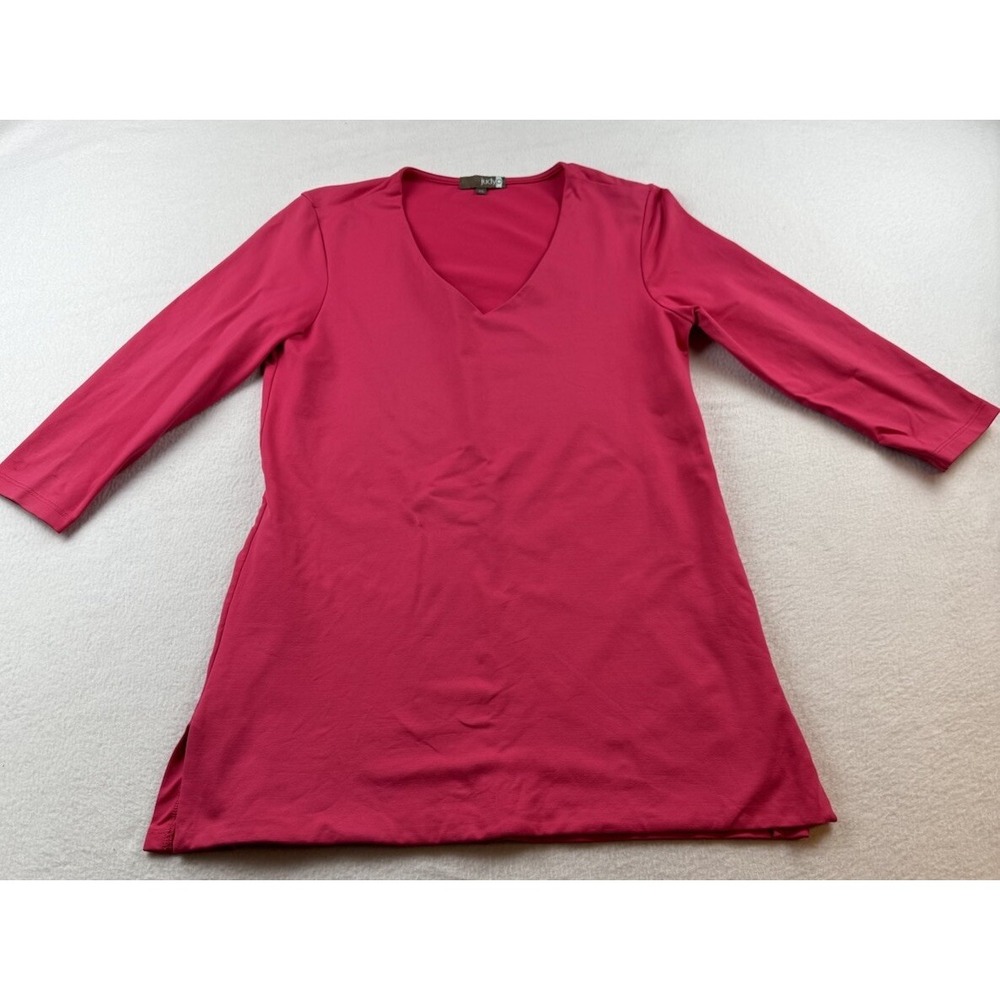 Judy P Women 3/4 Sleeve Blouse Top Shirt Size XS Pink